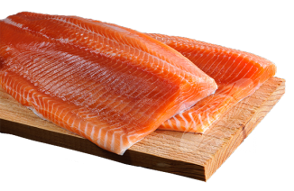 Filet de saumon frais (300 g)  La Belle Vie : Courses en Ligne - Livraison  à Domicile
