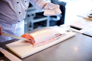 Portion de saumon  avec peau  Biologique 10-12onces - Nouvelle Écosse-