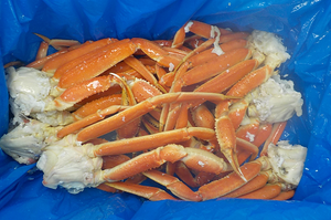 SAISON TERMINÉE MERCI À L'AN PROCHAIN Sections de Crabe des Neiges Frais CUITS 8-10onces(10 livres)