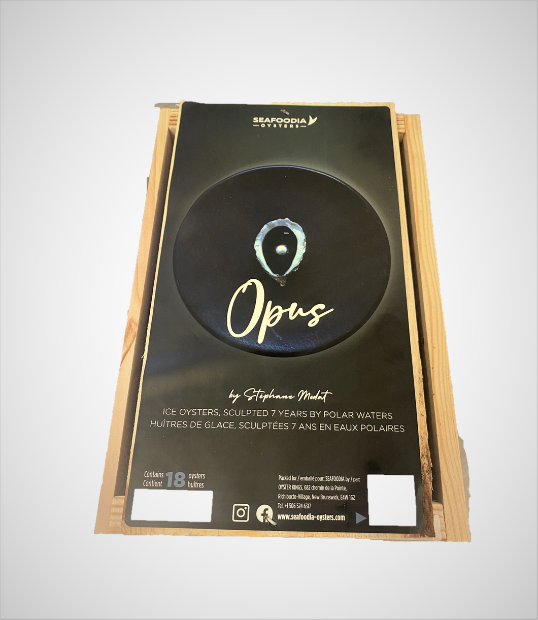 Huîtres Opus 100ct NOUVEAU BRUNSWICK -
